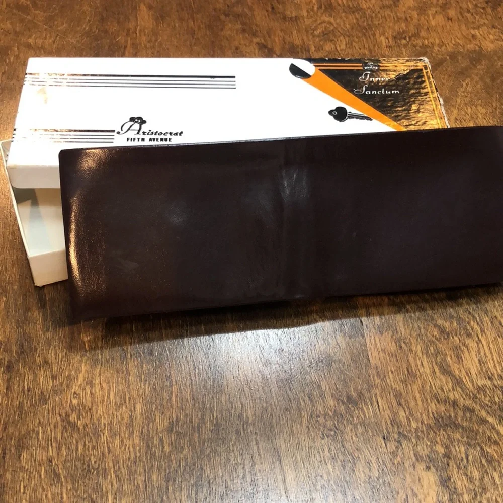 Authentic vintage ARISTOCRAT fifth Avenue brown wallet‎ - Picture 7 of 15